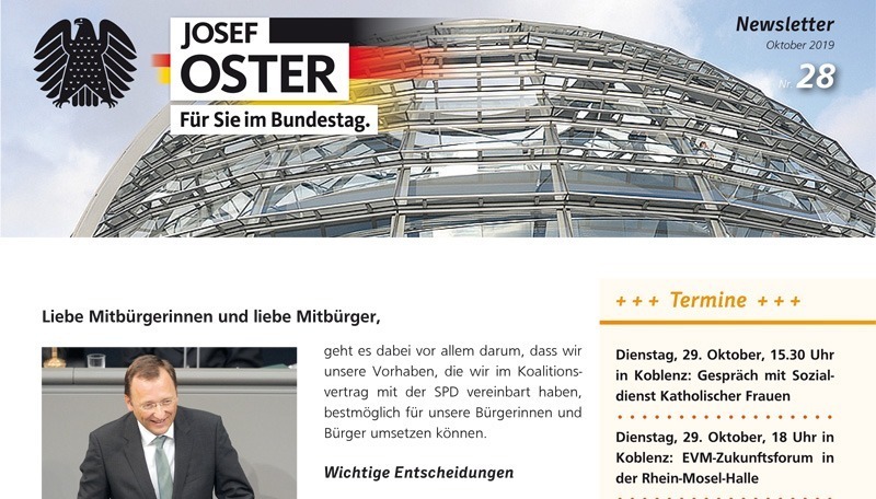 26 2019 10 Oster Josef Newsletter 1