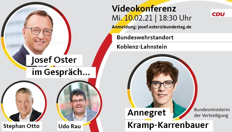 Videokonferenz Josef Oster AKK web