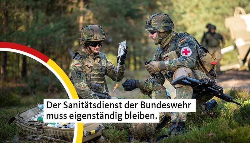 Sideshots während Image-Shooting zum Thema „Sanitätsdienst“ für den Relaunch von bundeswehr.de, aufgenommen in Augustdorf, am 30.10.2019.
