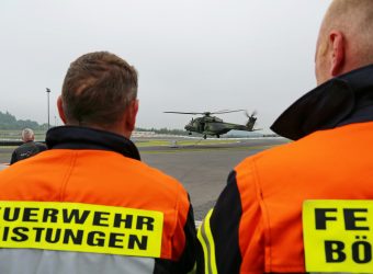 Die Bundeswehr im Einsatz am Nürburgring.